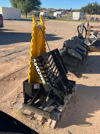 Skidsteer V Digger Tree Puller Money Maker 1