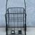 Black Sturdy Utility / Shopping Cart w/Extra Large Basket that Folds Flat for St 2 thumbnail