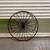 *Antique Wrought Iron Metal Wagon Wheel - Wire Spoke Iron Rims 2 thumbnail
