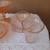Vintage 9 Pieces Pink Depression Glass > Plates, Compote etc Perfect! 4 thumbnail