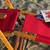 BRAND NEW! Portable Wood Red Lounge Chair with Removable Leg Rest 11 thumbnail