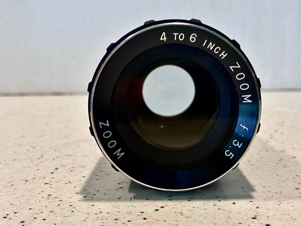 Zoom Projection Lens 4” to 6” f3.5 For Kodak Projection Ektanar Slide - $25 (Madison Northside)63471317374593121