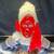 Red Masked African Medicine Man Tribal Statue 9 thumbnail