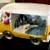 Cast Resin Display of Santa in VW KOMBI Van w/LED-lit Winter Diorama 7 thumbnail