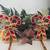 2 Antique Heavy solid brass Christmas candycane stocking holders 3 thumbnail