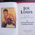 JOE LOUIS COMMEMORATIVE  EDITION BOOK 1988 2 thumbnail