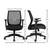 NEW! Black Ergonomic Mesh & Fabric Computer Desk Office Task Chair 2 thumbnail