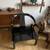Chin Hua Black Lacquered Chinoiserie Armchair James Mont Horseshoe Rar 3 thumbnail