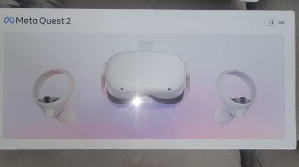 VR Meta Quest 2 128GB White Virtual Reality Console-New 1