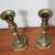 Vintage Pair Brass Chinese Mid-Century Cloisonne Enamel Candlesticks 3 thumbnail