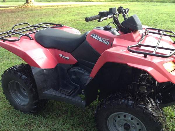 2008 Suzuki Kingquad 400 - $2100 (Beebe)63471312606339123