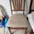 Wood & Cloth Dining Chair – Sturdy Upholstered Seat 4 thumbnail