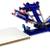 Micro-adjust Table Type 4 Color 1 Station Screen Press Printer #006522 1 thumbnail