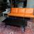 Mid Century Black Granite Coffee Table 2 thumbnail