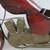 Vintage Retro Style Steel Metal Burgundy Chopper Motorcycle Model 19" 3 thumbnail