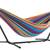 Vivere double hammock with self standing heavy duty steel stand 1 thumbnail