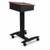 Podium Presentation Stand Black/Cherry Rolling Adjustable Lectern 4 thumbnail
