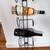 6 bottle black steel wine rack 2 thumbnail