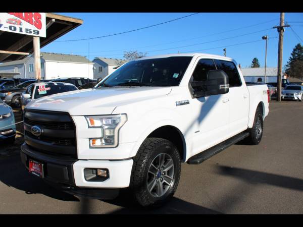 2015 Ford F-150 4x4 4WD F150 CREW CAB Lariat  Truck 1