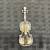 Jonette Jewelry Silver Tone Violin Brooch Pin 2 thumbnail