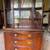 Vintage antique federal style mahogany china cabinet 3 thumbnail