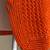 Orange Handmade Crochet Knit  Buttoned Top for Women Short Sleeve 13 thumbnail
