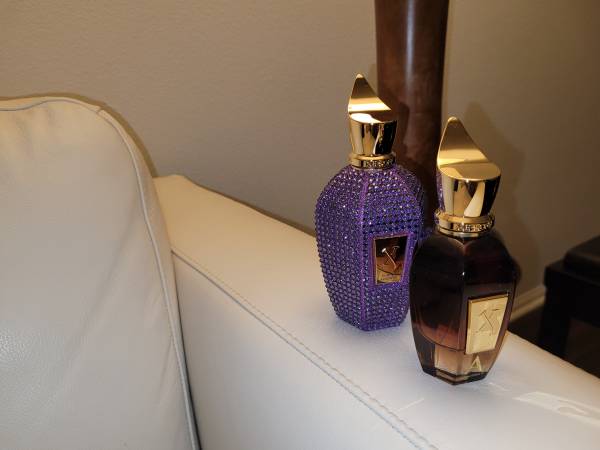 FS XERJOFF PURPLE ACCENTO LIMITED GEM ENCRUSTED BOTTLE 1