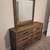 Rustic 6-Drawer Dresser + Mirror — Like-New 4 thumbnail
