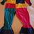 Jester Clown multicolor one-piece costume 4 thumbnail