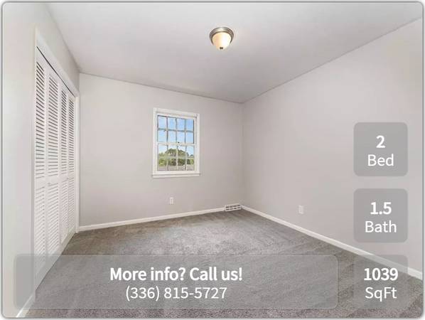 $1,295 / 2br - 1039ft2 - Stop by today at the 2 bed / 1.5 bath of your dreams! 1039 Sq Ft! (Greensboro)64027274894721121