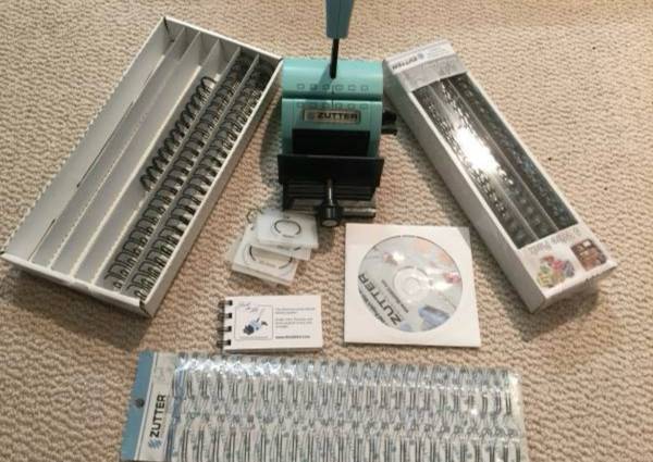 Zutter book binding machine 1