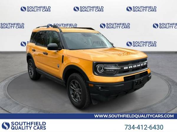 2023 Ford Bronco Sport Big Bend suv Cyber Orange Metallic Tricoat - $25,011 (CALL 313-263-7351 FOR AVAILABILITY)63470237003393120