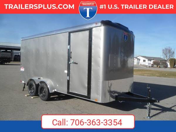 2026 Interstate 7X16 Victory Cargo Trailer Pewter 1