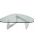 Modern Isamu Noguchi coffee table in 100% solid wood 1/2" thick glass 6 thumbnail