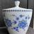 Vintage Seltmann Weiden Bavaria blue floral porcelain covered dish 1 thumbnail