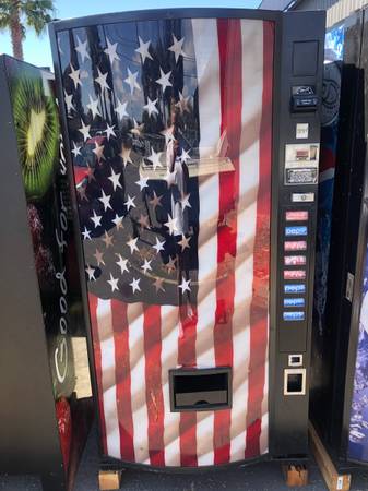 American Flag Soda vending machine 1