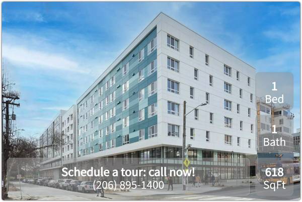 $1,694 / 1br - 618ft2 - What a great place to live! 1 bd, 1 ba, 618 sq ft. Come home today! (Seattle)63885011234305121