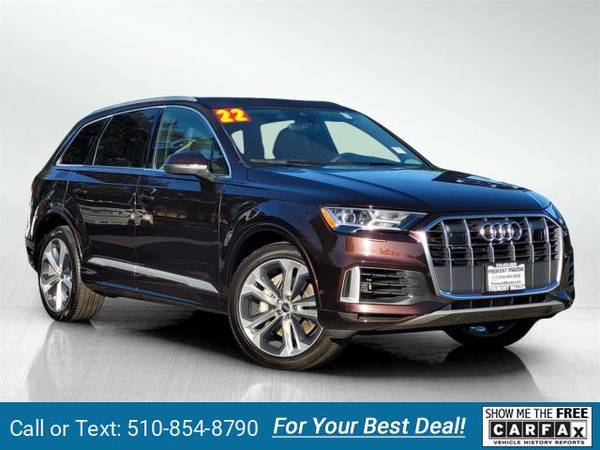 2022 Audi Q7 55 Premium Plus suv Barrel Brown Metallic 1