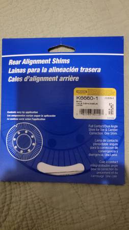 Shim Alignment Moog - New Unused K6660-1 1