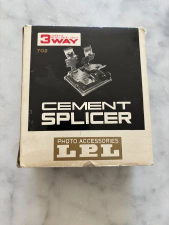 Vintage LPL 3 Way Cement Splicer Super 8 Regular 8-16mm #702 1