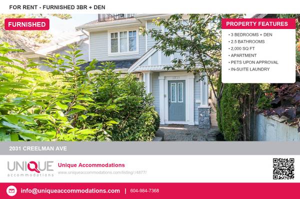 (UniqueAccommodations.com) ID:4877 3 bedroom Kits Point Duplex! 1