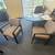 Executive Desk, chairs, reception desk, Architect desk. Leather couch 3 thumbnail