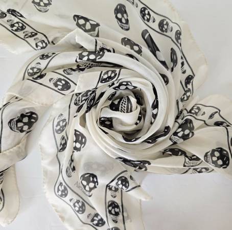 Authentic Vintage Silk Alexander McQueen Scarf - clothing