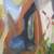 ABSTRACT EXPRESSIONIST OIL PAINTING FRAMED 5 thumbnail