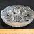 Sugar Bowl and Matching Dish - Antique Early American Pressed Glass 4 thumbnail