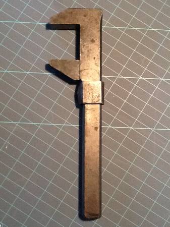 Rare Antique HandE Adjustable Wrench (Reduced) 1