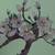 Antique Chinese Natural Jade & Rose Quartz Tree 3 thumbnail