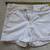 White Denim Shorts american eagle stretch size 0 booty girls cute summ 1 thumbnail