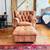 Tufted Leather Chair & Ottoman 2 thumbnail