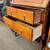 MAGNIFICENT ANTIQUE OAK DROP FRONT DESK AT CHARMAINES 3 thumbnail